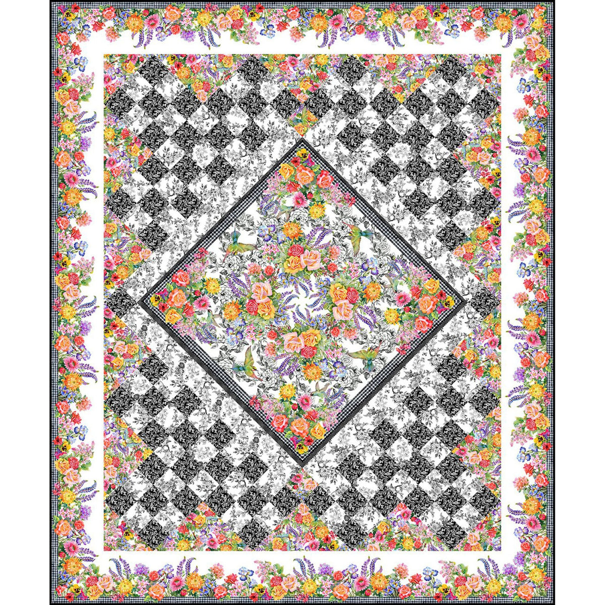 Decoupage Panel Quilt Pattern – Quilting Books Patterns And Notions