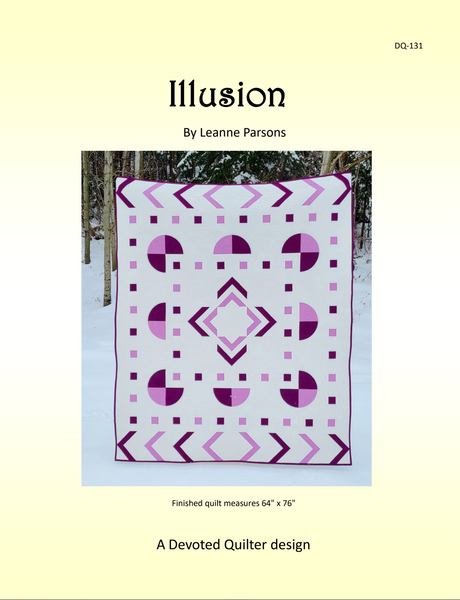 Illusion Downloadable Pattern by Devoted Quilter