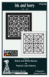Ink and Ivory Downloadable Pattern by Windmill Quilts