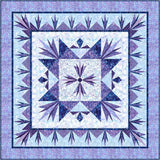 Iris Blossoms Quilt Pattern by Tourmaline & Thyme Quilts