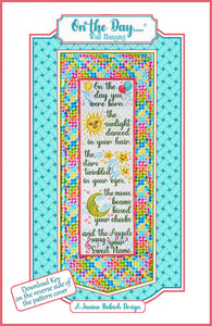 On The Day Wall Hanging Quilt Pattern by Janine Babich Designs
