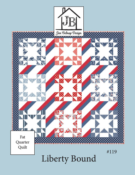 Liberty Bound Quilt Pattern by Jen Belnap Design House