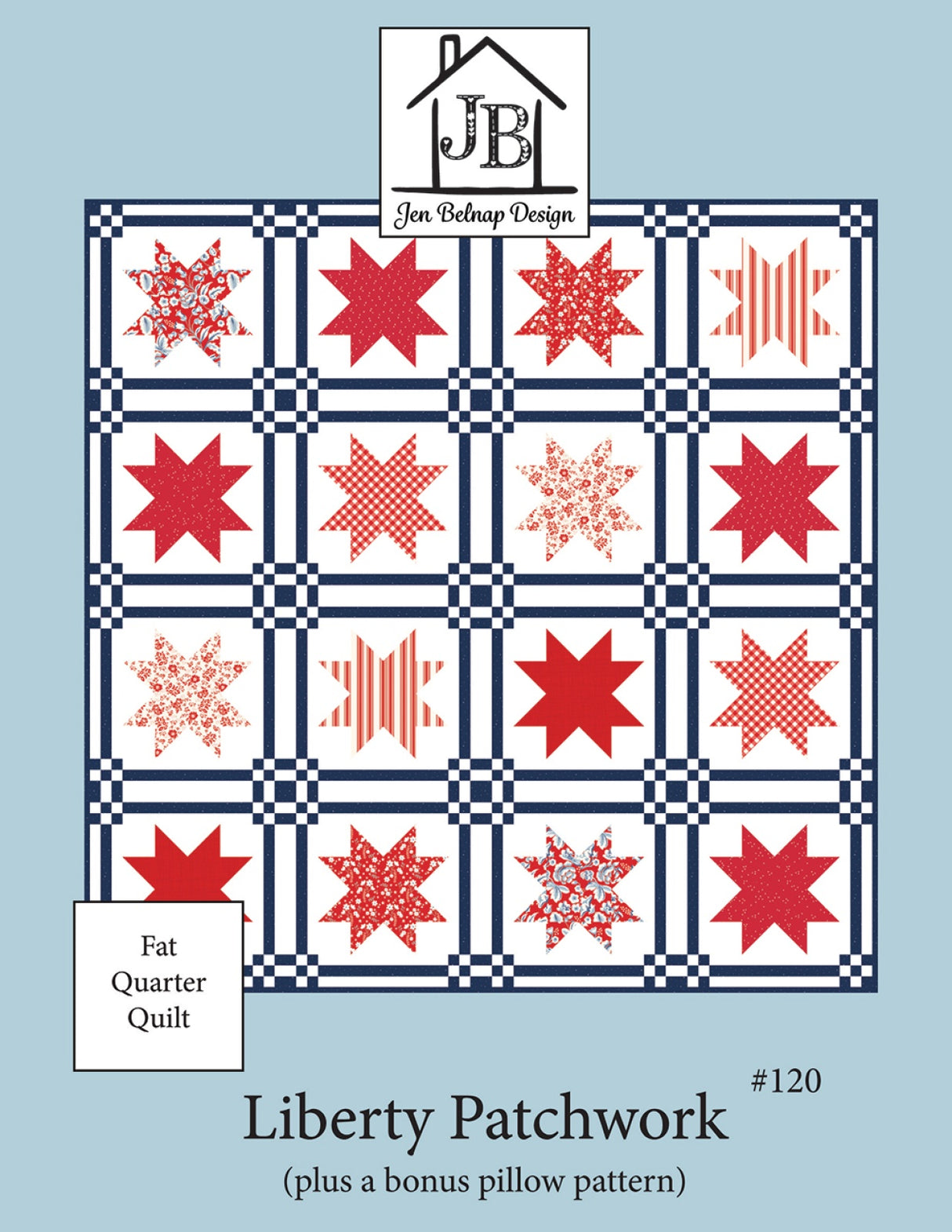 Liberty Patchwork Quilt Pattern by Jen Belnap Design House
