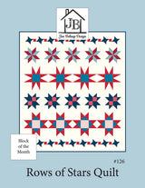 Rows of Stars Quilt Pattern by Jen Belnap Design House