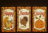 Happy Thanks Giving Table Top Display Quilt Pattern by Janine Babich Designs