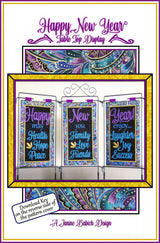 Happy New Year Table Top Display Downloadable Pattern by Janine Babich Designs