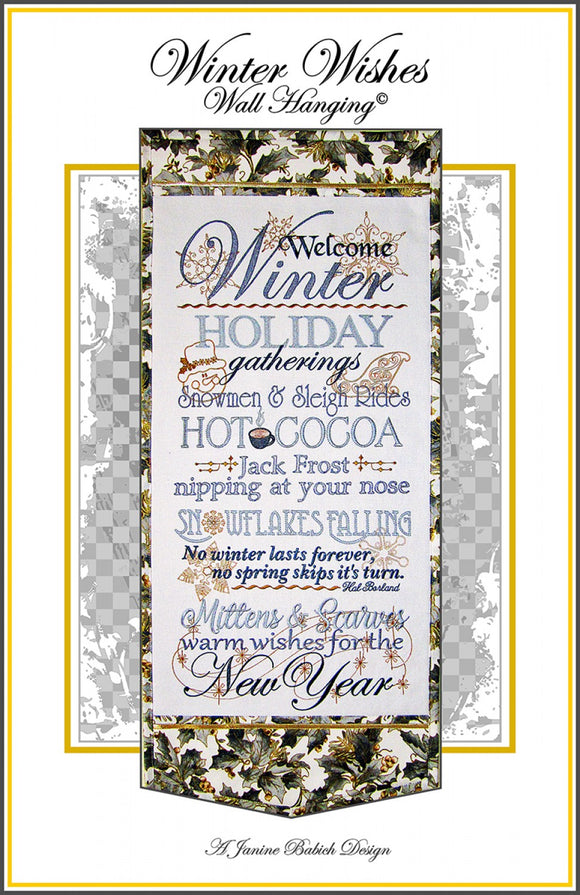 Winter Wishes Downloadable Pattern by Janine Babich Designs