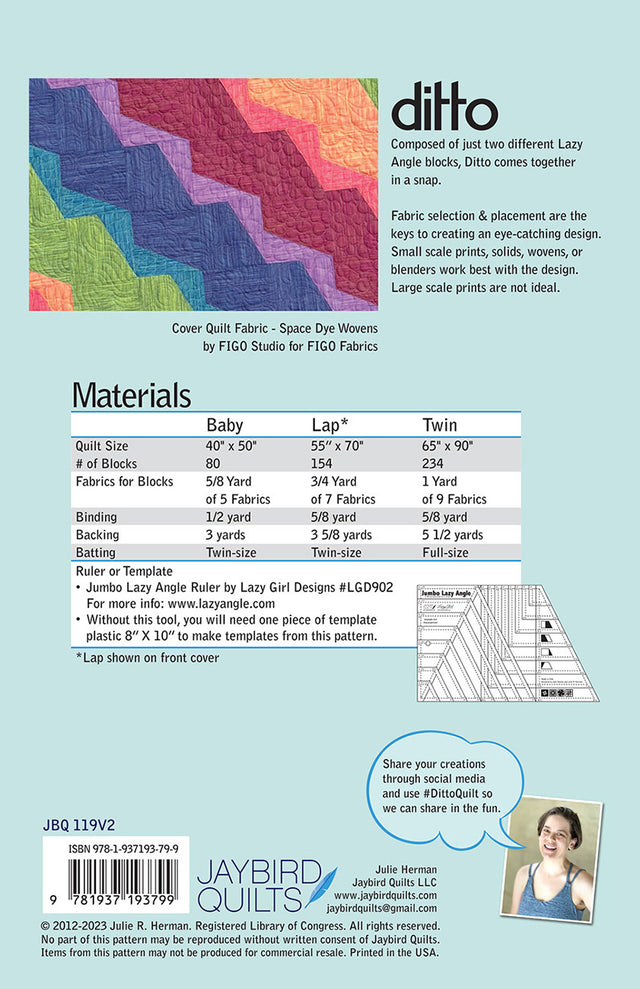 Ditto V2 Quilt Pattern – Quilting Books Patterns and Notions