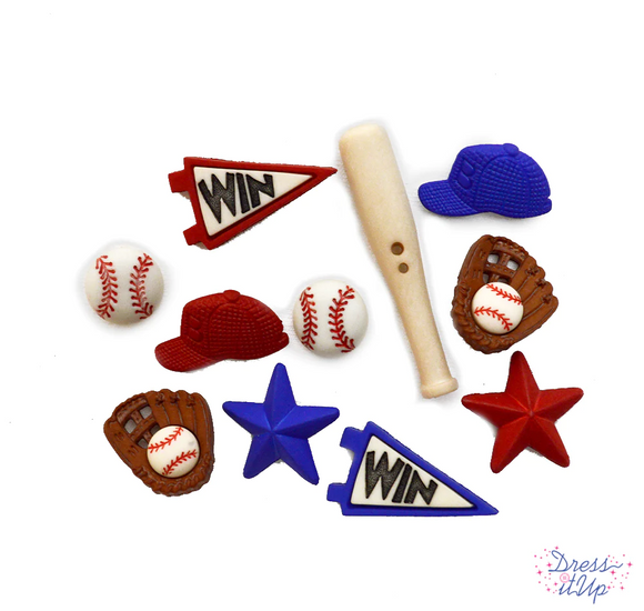 Baseball Button Pack