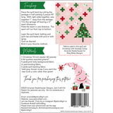Back of the Swiss Christmas quilt pattern by Amanda Niederhauser - Jedi Craft Girl