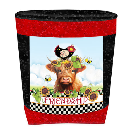 Bin Set Highland Cow Friendship by Jody Houghton Designs