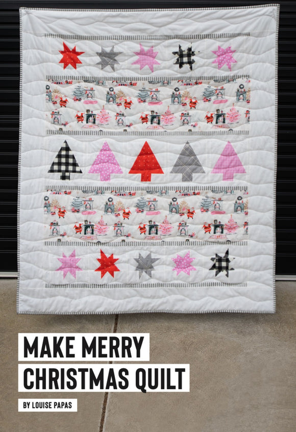 Make Merry Christmas Quilt Pattern by Jen Kingwell Designs