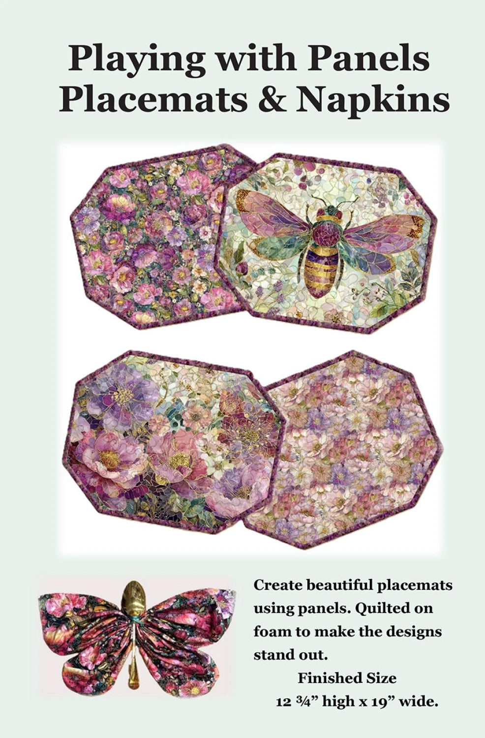 Playing with Panels, Placemats & Napkins Pattern by J. Minnis Designs