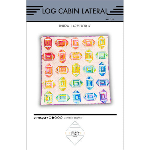 Log Cabin Lateral quilt pattern by Jessica Steele Design