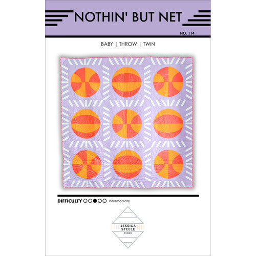 Nothin' But Net quilt pattern by Jessica Steele Design