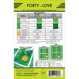 Back of the Forty - Love quilt pattern by Jessica Steele Design