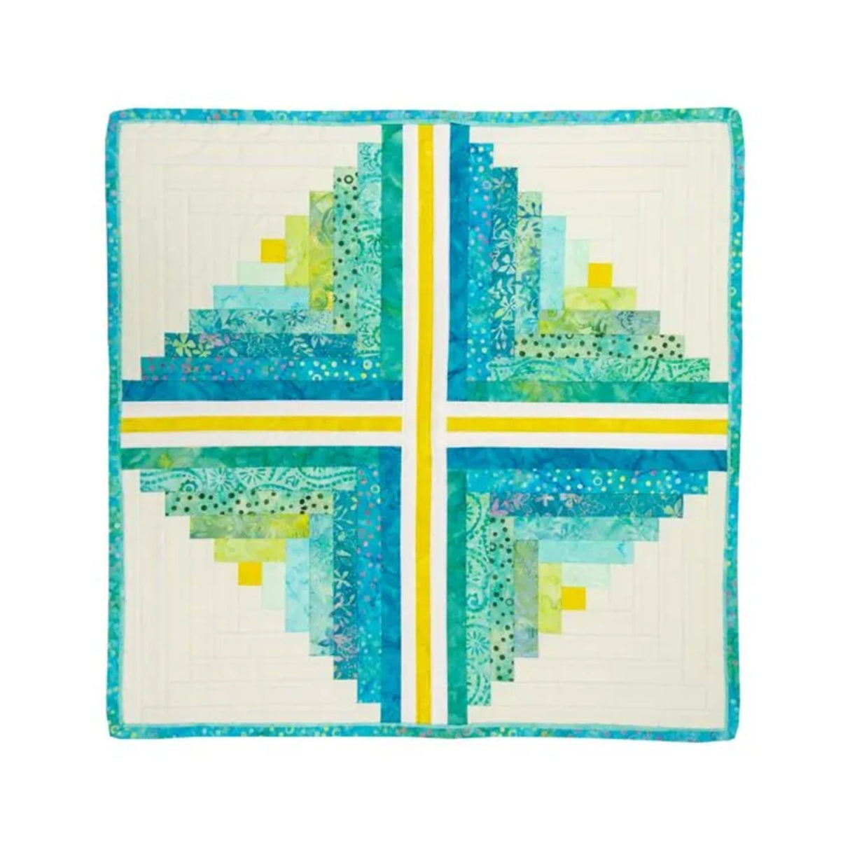 Back of the Northwoods Table Runner Topper Quilt-As-You-Go 4pk Kit by June Tailor Inc