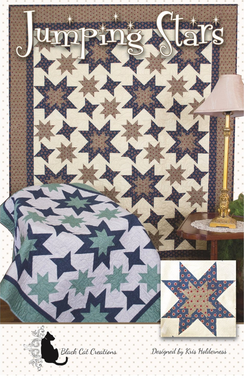 Jumping Stars Downloadable Pattern by Black Cat Creations