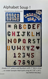 Alphabet Soup Quilt Pattern Quilt Pattern by Karen Abrahamovich