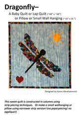Dragonfly Quilt Pattern by Karen Abrahamovich