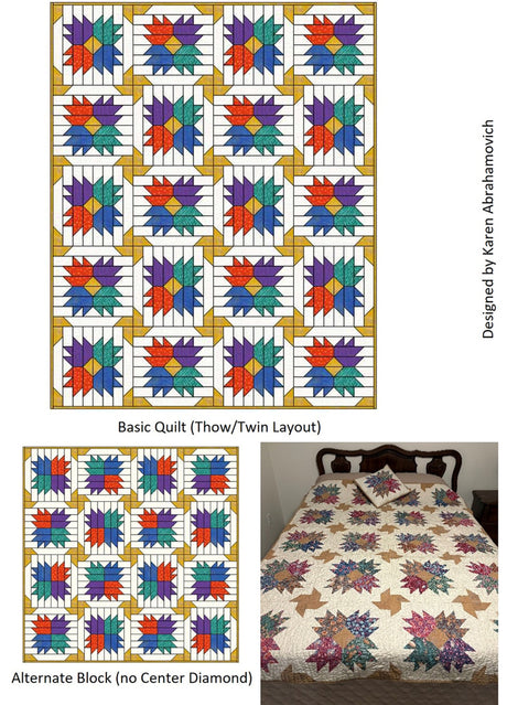 Paws All Around Quilt Pattern by Karen Abrahamovich