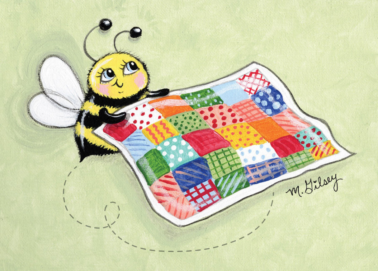 Quilting Bee Note Card by It Takes Two