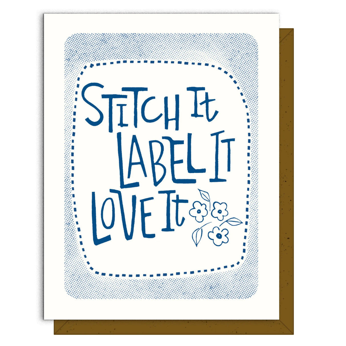 Stitch It - Greeting Card by Kati Cupcake