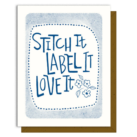 Stitch It - Greeting Card by Kati Cupcake