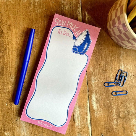 Sew Much To Do Notepad Quilt Pattern by Kati Cupcake