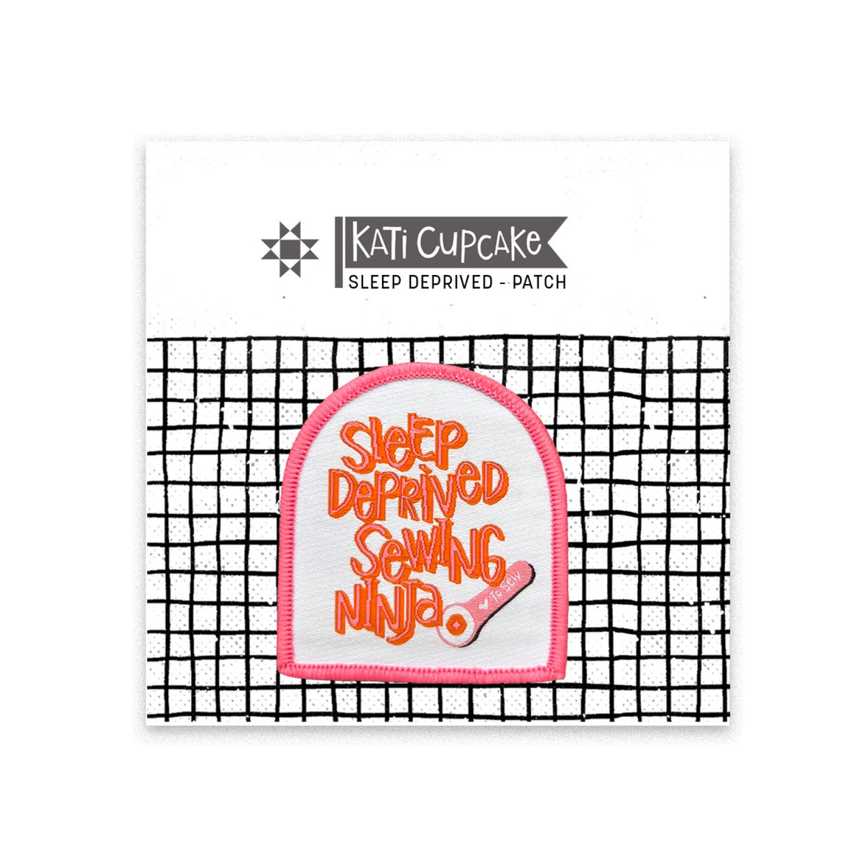 Sleep Deprived Woven Patch by Kati Cupcake