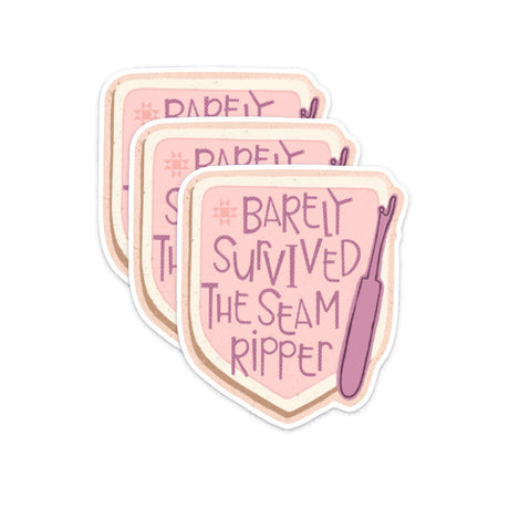 Barely Survived Sticker 3pk by Kati Cupcake
