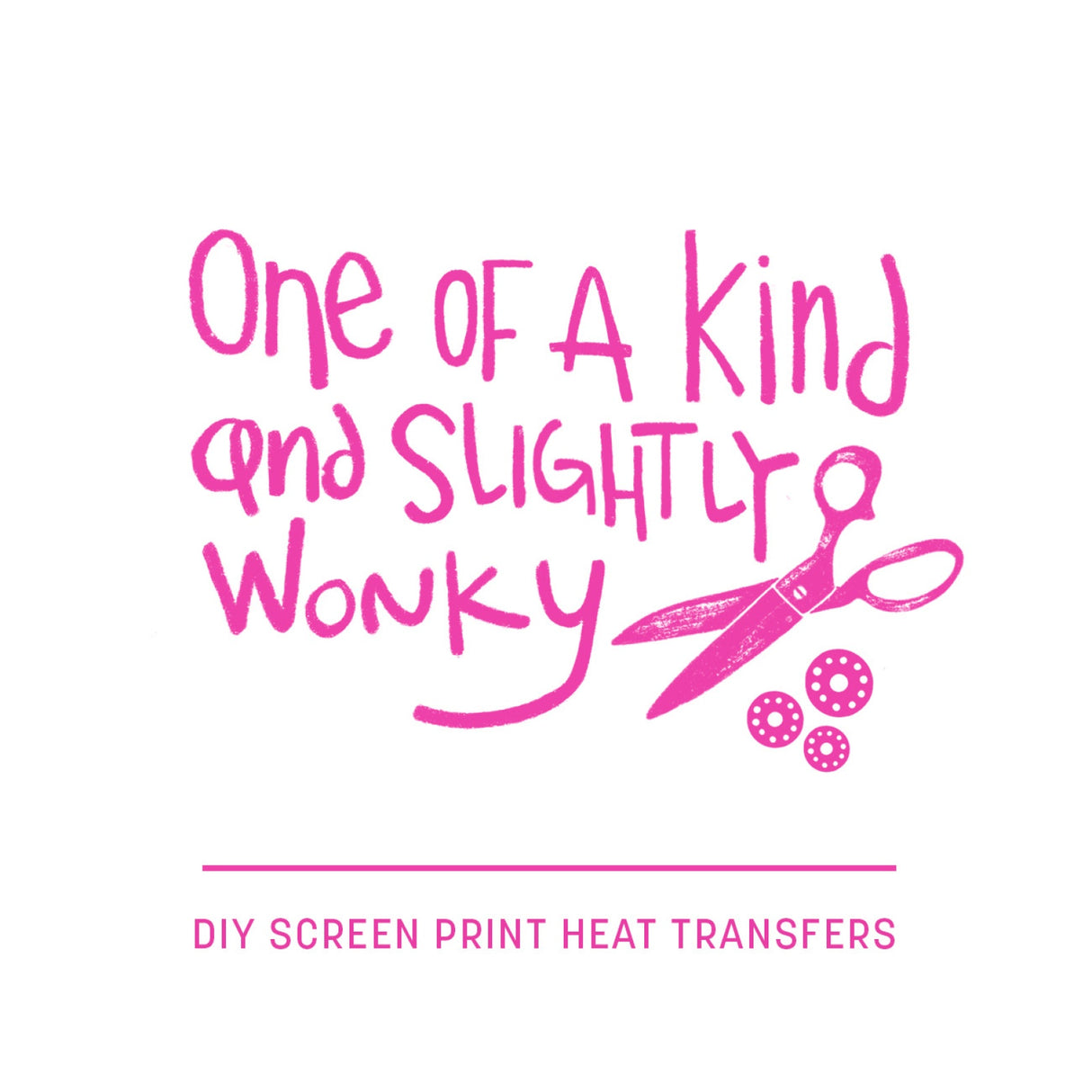 Wonky Screen Print Transfers Quilt Pattern by Kati Cupcake