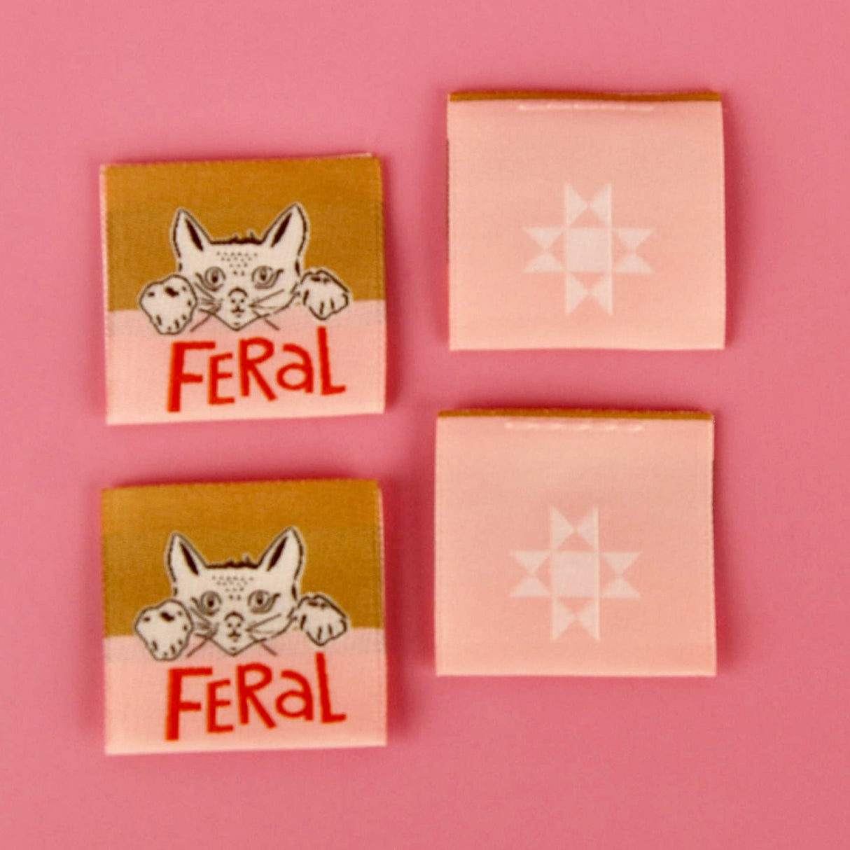 Feral Sew In Labels Quilt Pattern by Kati Cupcake