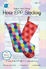 Hexie EPP Stocking Pattern by Kustom Kwilts