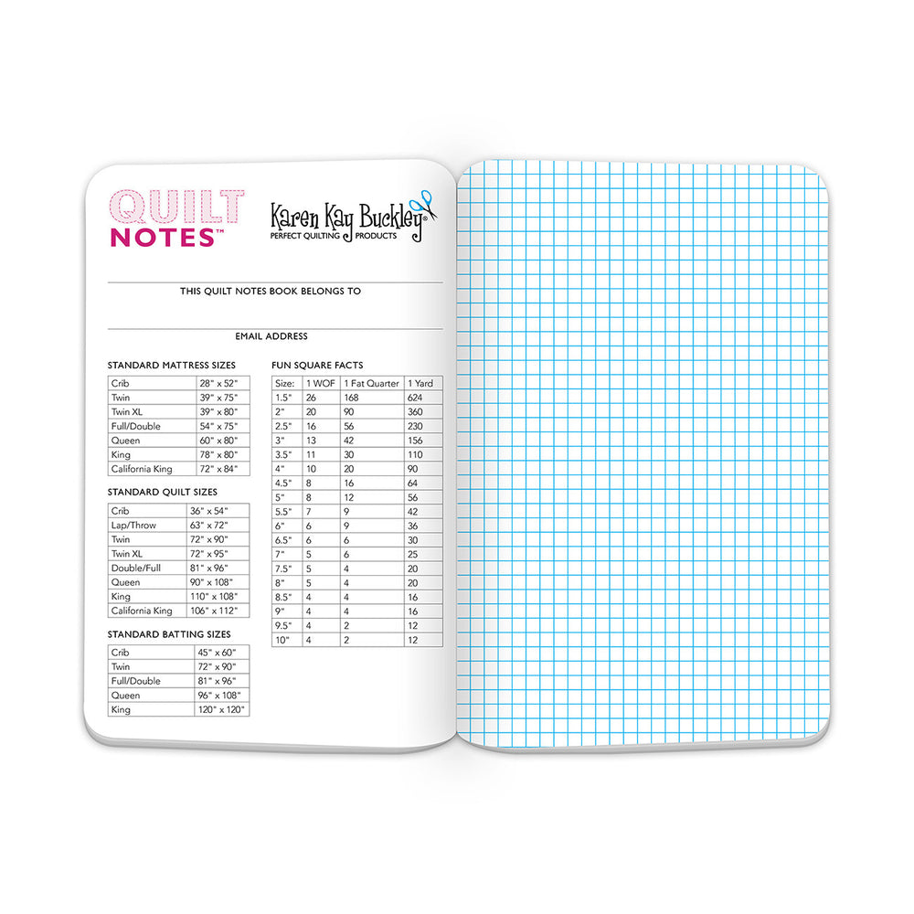 Notes On Graph Paper Examples Quilt Notes Graph Paper Notebooks – Quilting Books Patterns and Notions