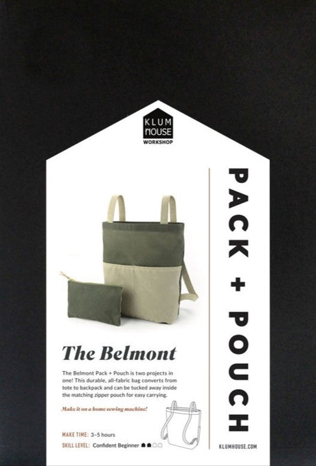 Belmont Pack + Pouch Pattern by Klum House