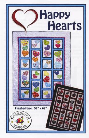 Happy Hearts Downloadable Pattern by Karie Patch Designs