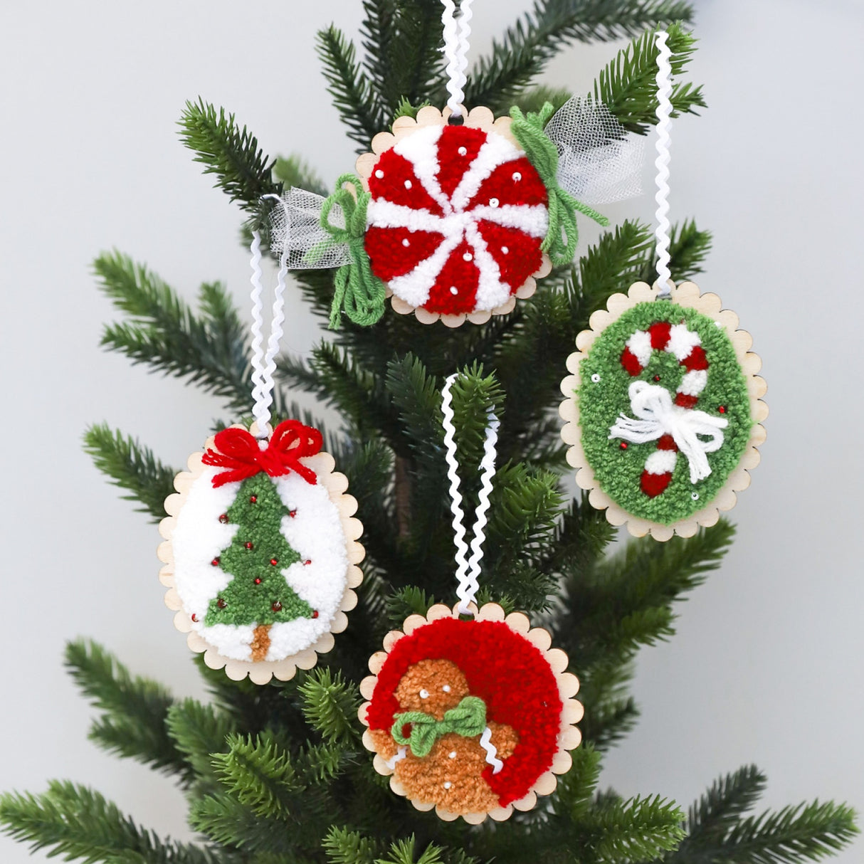 Cozy Christmas Ornaments Punch Needle Kit by Kimberbell