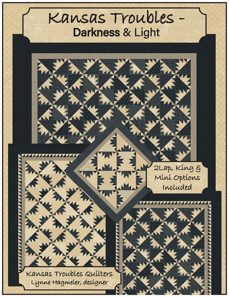 Darkness & Light Quilt Pattern by Kansas Troubles Quilters