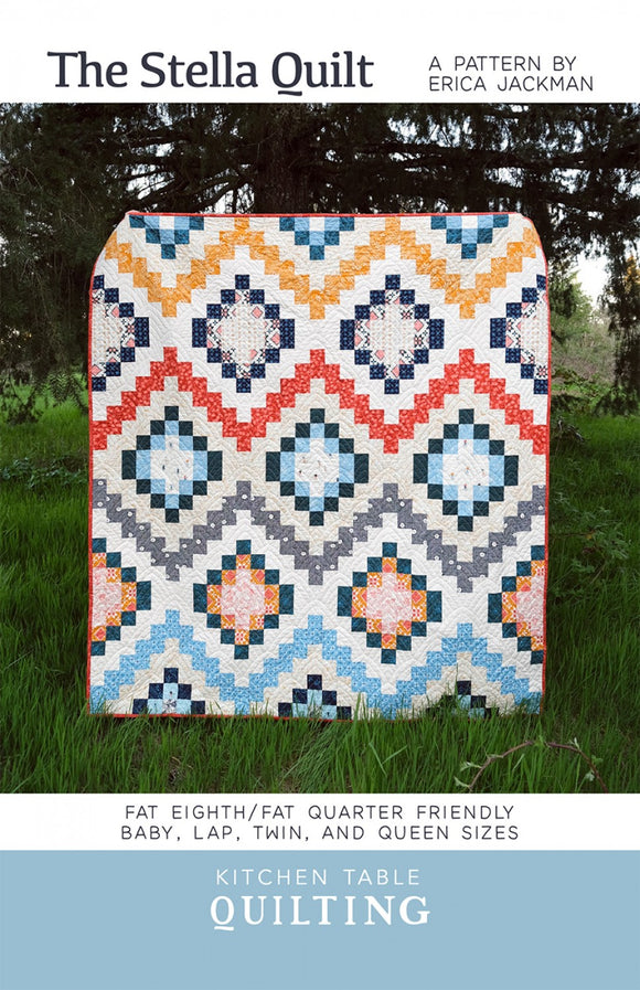 The Stella Quilt Pattern by Kitchen Table Quilting
