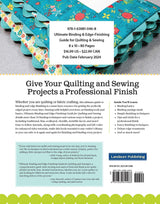 Back of the Ultimate Binding and Edge-Finishing Guide for Quilting and Sewing by Landauer