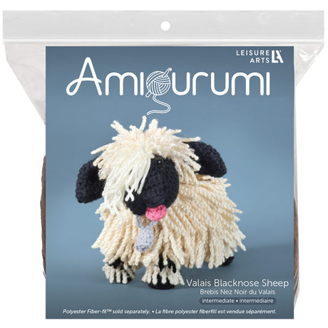 Leisure Arts Amigurumi Kit Valais Blacknose Sheep Quilt Pattern by Leisure Arts