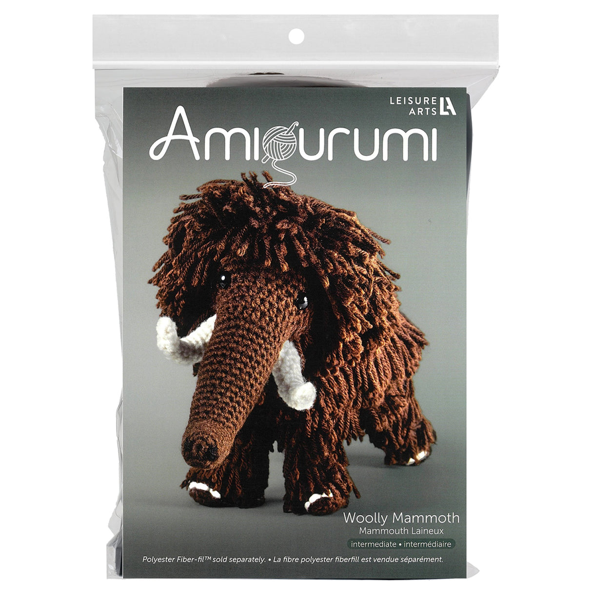 Leisure Arts Amigurumi Kit Woolly Mammoth by Leisure Arts