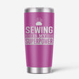 Sewing Is My Superpower Tumbler by Lake & Laser