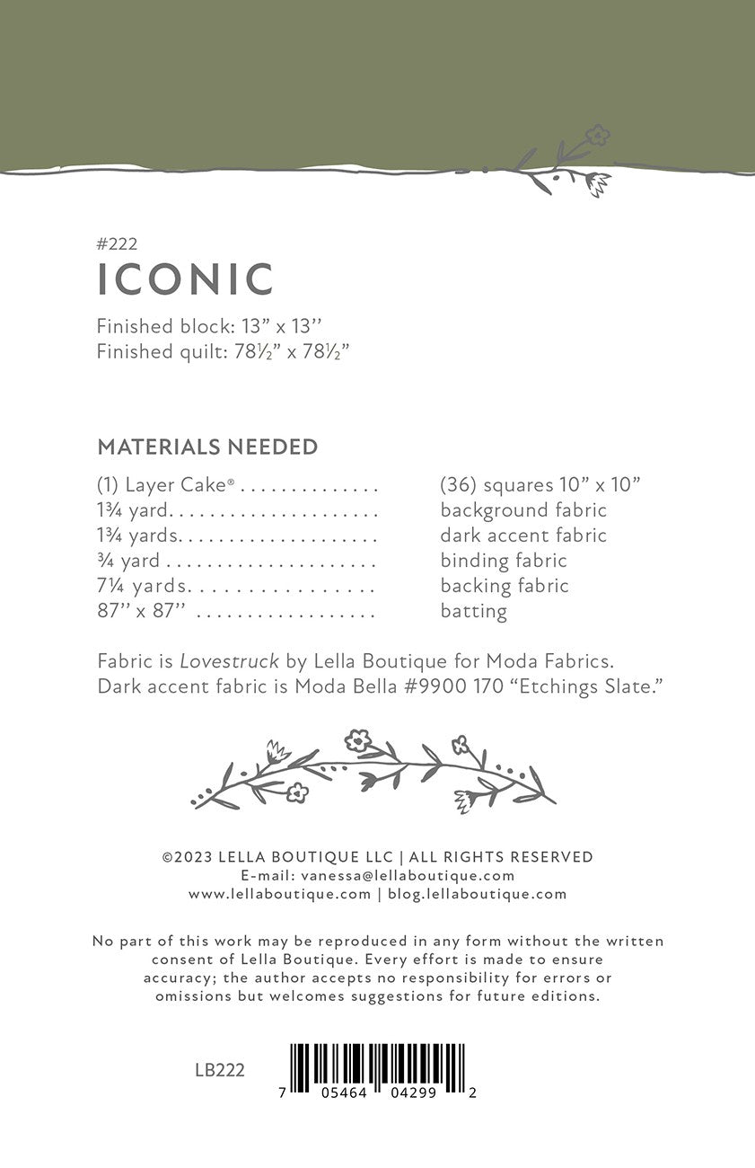 Iconic Quilt Pattern Quilting Books Patterns and Notions