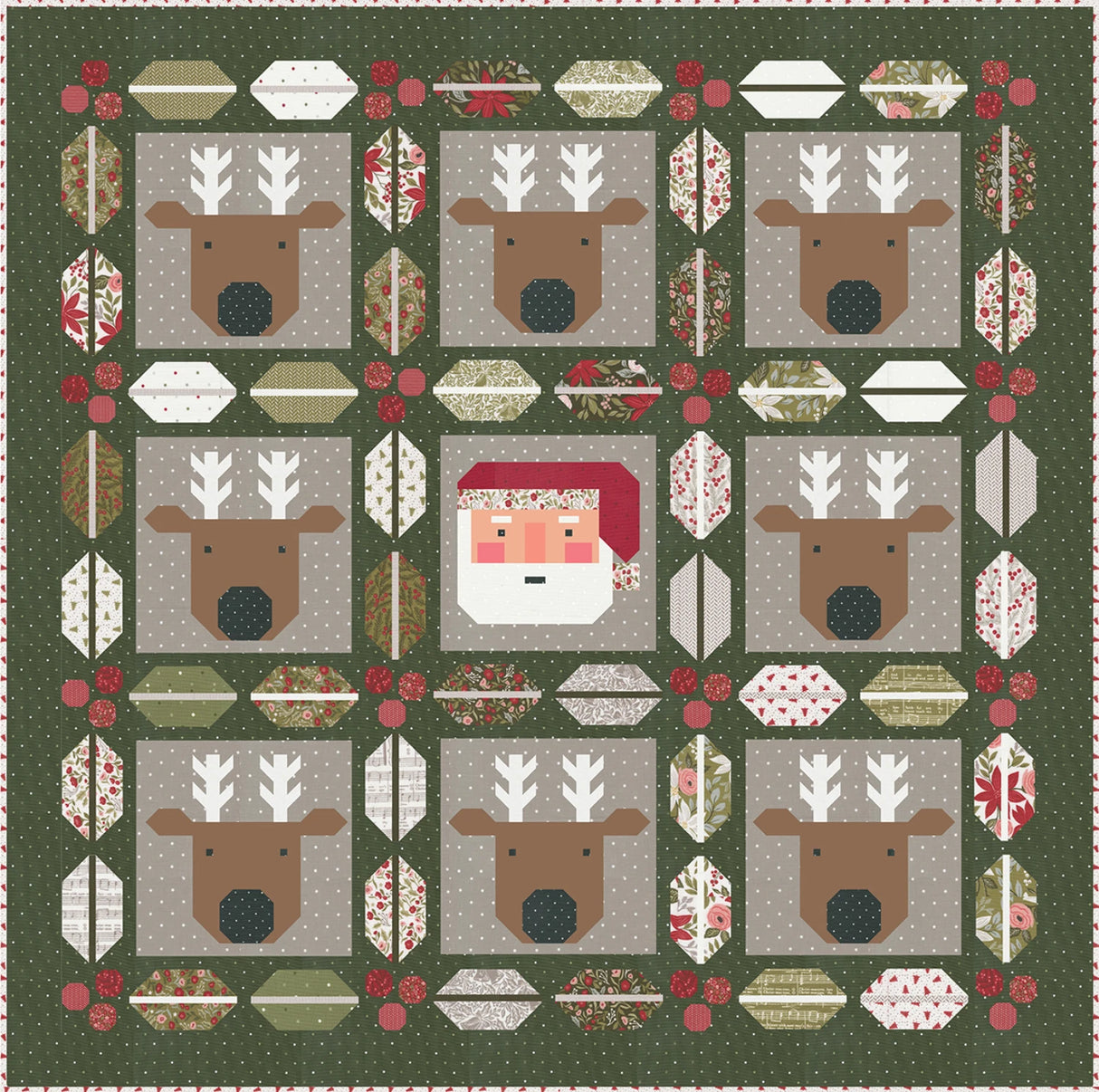 Christmas Crew Quilt Pattern by Lella Boutique
