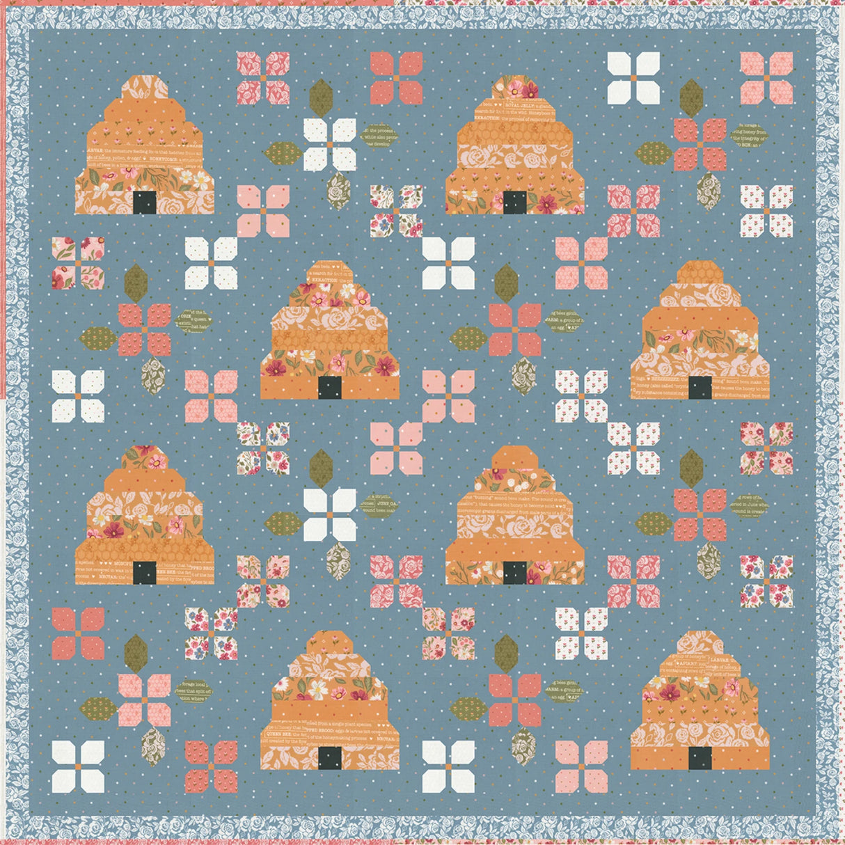 Bloom & Buzz Quilt Pattern by Lella Boutique