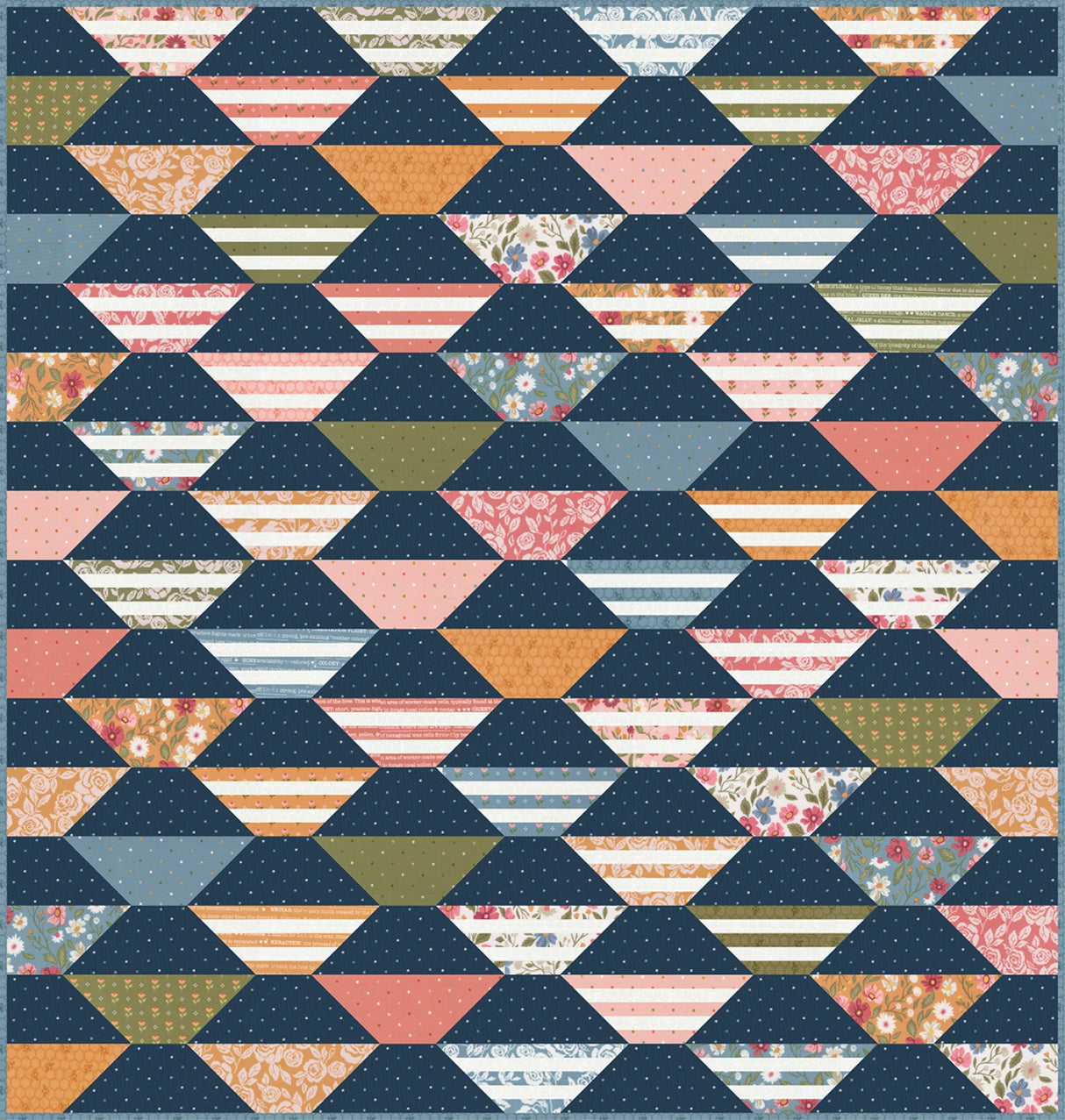 Honey Glow Quilt Pattern by Lella Boutique