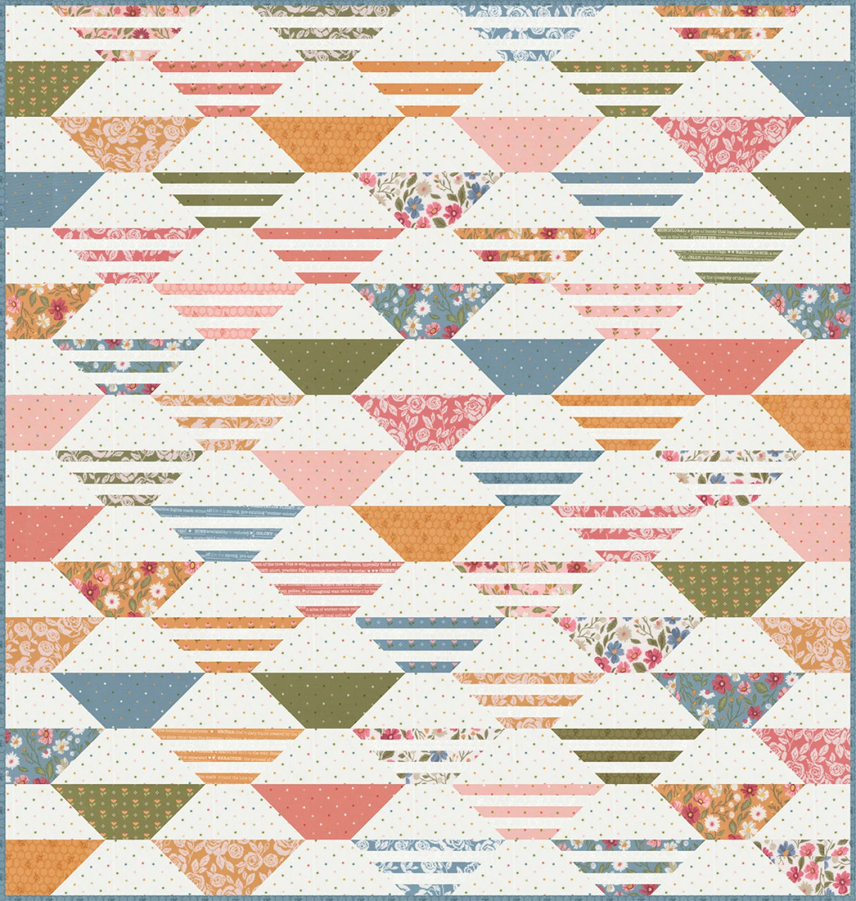 Honey Glow Quilt Pattern by Lella Boutique
