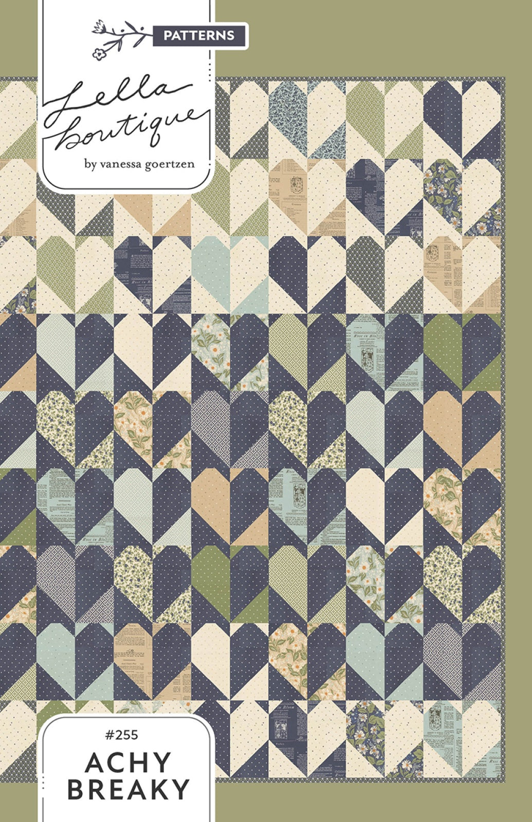 Achy Breaky Quilt Pattern by Lella Boutique